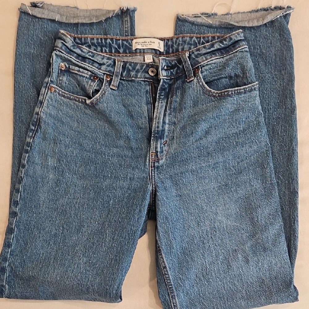 Abercrombie & Fitch 90s Relaxed Blue Denim